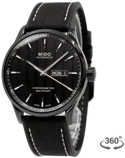 Mido Multifort M038.431.37.051.00 Stainless steel Black