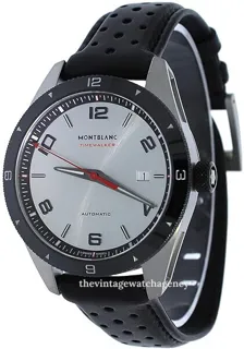 Montblanc TimeWalker 116058 43mm brushed/polished steel Silver