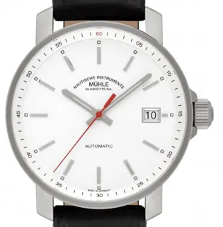 Mühle Glashütte 29er M1-25-21-LB 36.5mm Stainless steel White