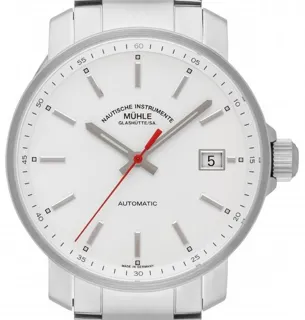 Mühle Glashütte 29er M1-25-21-MB 36.5mm Stainless steel White