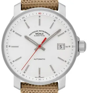 Mühle Glashütte 29er M1-25-21-CB 36.5mm Stainless steel White