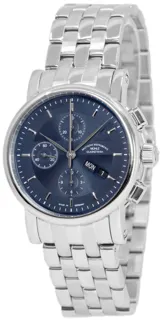 Mühle Glashütte Teutonia II Chronograph M1-30-92-MB Stainless steel Blue