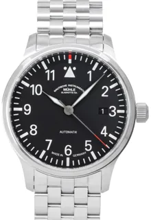 Mühle Glashütte Terrasport I M1-37-44-MB Stainless steel Black