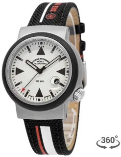 Mühle Glashütte S.A.R. Rescue-Timer M1-41-08-CB Stainless steel White