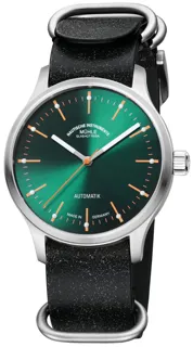 Mühle Glashütte Panova Green Automatic M1-40-76-NB-L-III 40mm Stainless steel green