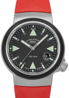 Mühle Glashütte S.A.R. Rescue-Timer M1-41-03-KB-VIII Stainless steel Black