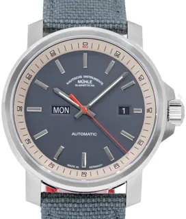 Mühle Glashütte 29ER TAG/DATUM M1-25-34-CB-II Stainless steel Gray