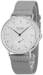 NOMOS Metro Neomatik 1165 Stainless steel White