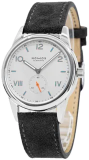 NOMOS Campus Club 737 38.5mm Stainless steel White