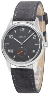 NOMOS Club Campus 738 Stainless steel Black