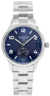 NOMOS Club Neomatik 782 Stainless steel Blue