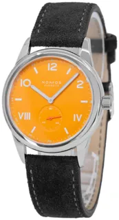 NOMOS Club Campus 729 38mm Stainless steel orange