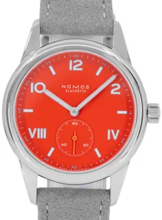 NOMOS Club Campus 716 Stainless steel Red