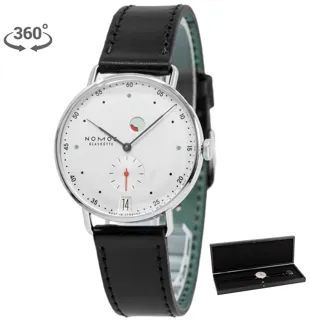 NOMOS Metro 1101 Stainless steel White