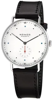 NOMOS Metro 1108 Stainless steel White