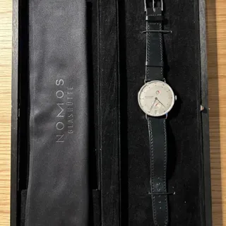 NOMOS Metro Datum Gangreserve 1101 37mm Stainless steel Silver