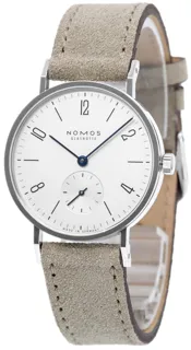 NOMOS Tangente 123 22mm Stainless steel White