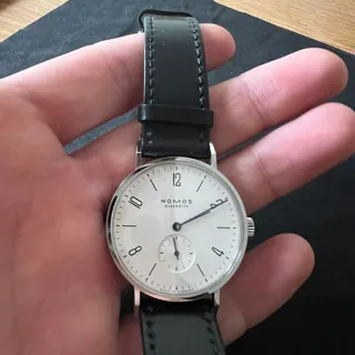 NOMOS Tangente 139 35mm Stainless steel White