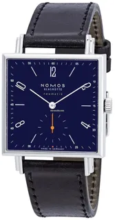 NOMOS Tetra Neomatik 422 33mm Stainless steel blue