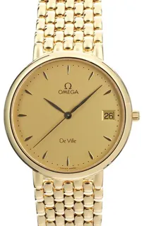 Omega De Ville 7120 33mm Yellow gold Golden