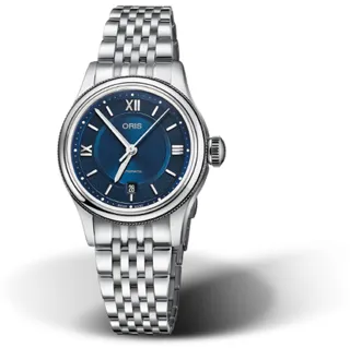 Oris Classic 01 561 7718 4075-07 8 14 10 Stainless steel Blue