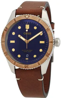 Oris Divers 65 01 733 7707 4355-07 5 20 45 Bronze and Stainless steel Blue