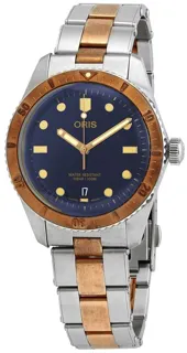 Oris Divers 65 01 733 7707 4355-07 8 20 17 Bronze and Stainless steel Blue