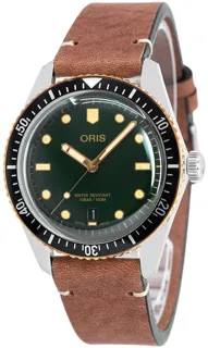 Oris Divers 65 01 733 7707 4357-07 5 20 45 Bronze and Stainless steel Green