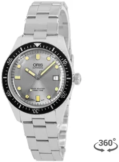 Oris Divers 01 733 7720 4051-07 8 21 18 Stainless steel Silver