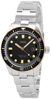 Oris Drivers 65 01 733 7720 4354-07 8 21 18 Stainless steel Black