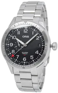 Oris Big Crown 01 748 7756 4064-07 8 22 08 Stainless steel Black