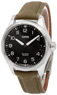 Oris Big Crown 01 751 7761 4164-07 3 20 03LC Stainless steel Black