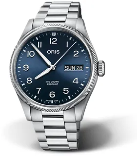 Oris Big Crown 01 752 7760 4065-07 8 22 08P Stainless steel Blue