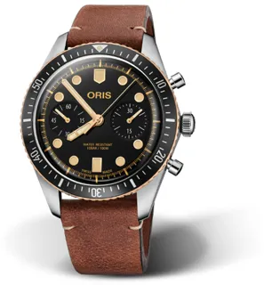 Oris Divers 01 771 7744 4354-07 5 21 45 Bronze and Stainless steel Black