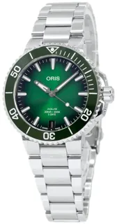 Oris Aquis 01 400 7769 4157-07 8 22 09PEB Stainless steel Green