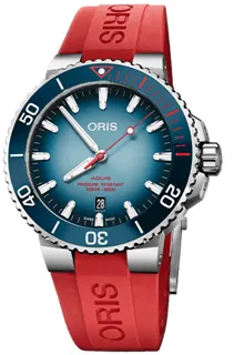 Oris Aquis 01 733 7730 4105-Set 43mm Ceramic and Stainless steel Blue