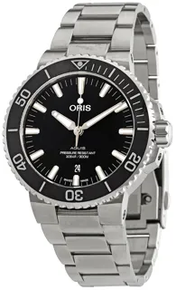 Oris Aquis 01 733 7730 4124-07 8 24 05EB Stainless steel Black