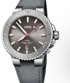 Oris Aquis 01 733 7730 4153-07 5 24 11EB 43.5mm Stainless steel Gray