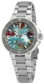 Oris Aquis 01 733 7770 4150-Set Stainless steel Multi-colored