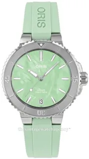 Oris Aquis 01 733 7770 4157-07 4 18 67FC 36.5mm Stainless steel Green