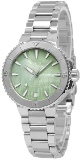 Oris Aquis 01 733 7770 4157-07 8 18 05P Stainless steel Green