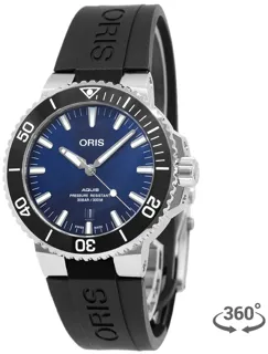 Oris Aquis Date 01 733 7730 4135-07 4 24 64EB Stainless steel Blue