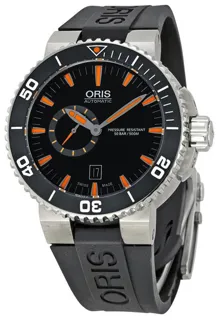 Oris Aquis Small Second 01 743 7673 4159-07 4 26 34EB Ceramic and Stainless steel Black