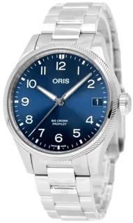 Oris Big Crown 01 751 7761 4065-07 8 20 08P Stainless steel Blue