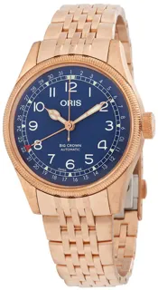 Oris Big Crown 01 754 7741 3165-07 8 20 01 40mm Bronze Blue