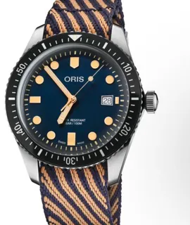 Oris Divers 01 733 7720 4035-07 5 21 13 42mm Stainless steel Blue