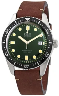 Oris Divers 01 733 7720 4057-07 5 21 45 Stainless steel Green