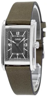 Oris Rectangular 01 561 7783 4063-07 5 19 16 Stainless steel Green