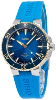 Oris Aquis Date 01 400 7769 6533 07 4 22 75 FC Stainless steel Blue