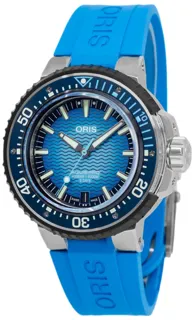 Oris Aquis 01 400 7777 7155-Set Titanium Blue